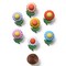 Buttons Galore and More Craft & Sewing Buttons - Floral Frenzy- 21 Buttons